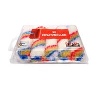 Rouleau à peinture RIKAMA - Anti-éclaboussures - Pour intérieur et extérieur - Matériel de peinture - Rouleau de façade - Pour intérieur et extérieur (rouleaux de rechange de 100 mm)