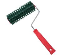 Rouleau à Peinture Texturé Vert Clair 7 Pouces à Pointes Souples pour | Effet Gaufré Régulier, Poignée Ergonomique Métal Plastique, Nettoyage Facile, Enduit Décoratif et Cloison