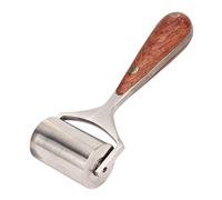Rouleau à presser ergonomique en cuir, haute dureté ; rouleau professionnel pour les bords de cuir, idéal pour les travaux manuels ; outil de lissage en acier inoxydable avec