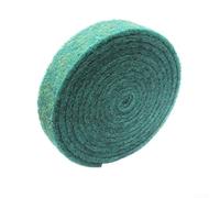 Rouleau à récurer industriel en nylon Vert 5,7 m x 70 mm Roue abrasive pour nettoyage d'ustensiles de cuisine et métal pour traitement de surface