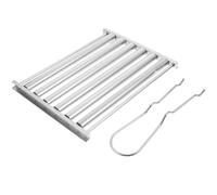 Rouleau à Saucisses 1 Set pour Grill en Acier Inoxydable Argenté | Rouleau de Grill Camping, Maintient Aliments en Place, pour Saucisses et Maïs en Barbecue Extérieur