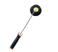 Rouleau à spatule d'angle avec noyau en métal robuste et durable (manche | Manche long de 42 cm, revêtement en nylon, répartition uniforme, pour angle intérieur, aspect professionnel