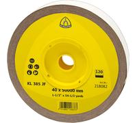 Rouleau abrasif KL 385 JF 40mm K.40 pour métal Corindon KLINGSPOR