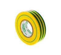 Rouleau adhésif 19mm x 20m - Jaune/Vert -