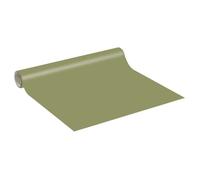 Rouleau adhésif décoratif Vinyle au Mètre - Sticker Lavable Imperméable Mur Cuisine Meubles - 60cmx1m - Vert olive