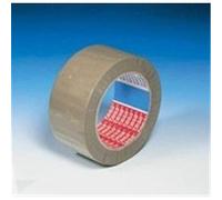 tesa 58175 - Lot de 6 Rouleaux d'emballage 66 m x 50 mm Marron | Ruban adhésif d'emballage avec support en PP - Sans solvant et résistant aux UV - Ruban adhésif à déroulement silencieux
