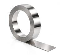Rouleau Bande Feuille Acier Inox 304 1m 30mm Largeur Épais 0,05mm-1mm | Feuillard Métalique Étroite Plaque Tôle Fine Pour Calage Entretoises Découpe Pliage Réparation Bricolage(0.4*30*1000mm)