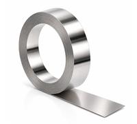 Rouleau Bande Feuille Acier Inox 304 1m 40mm Largeur Épais 0,05mm-0.5mm | Feuillard Métalique Étroite Plaque Tôle Fine Pour Calage Entretoises Découpe Pliage Réparation Bricolage(0.3*40*1000mm)