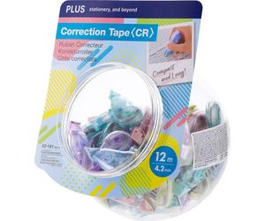 Rouleau correcteur PLUS JAPAN "CR" 4,2 mm x 12 m 50 pièces en pot