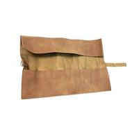 Rouleau d’outils en cuir - Organisateur portable rétro fait à la main, transporteur utilitaire artisanal, stockage d’équipement | Sacoche pliable pour ciseaux, tournevis, clés, tournevis, pinces, élec