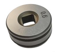Rouleau d'alimentation en acier à roulement pour soudeur MIG 25 mm | Construction en acier de roulement, haute durabilité, rainure précise, convient pour fil de 0,6 à 0,8 mm, montage facile