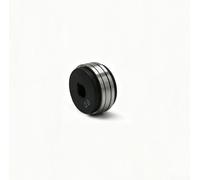 Rouleau d'alimentation en acier inoxydable pour soudeur MIG, guide de roue d'entraînement 0,6-0,8 mm et 0,8-1,0 mm, pièce de rechange robuste pour accessoires de soudage standard, argent (Single Drive