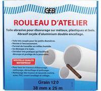 Rouleau d'atelier imperméable 38 mm x 25 m - Geb