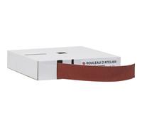 Rouleau d'atelier papier abrasif P60 38mmx25m - boîte distributrice KARBOSAN - 14042
