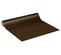 Rouleau d'autocollants en vinyle imperméables (vendu au mètre) – Autocollants lavables pour la cuisine, les meubles, les armoires et les portes – 60 cm x 20 m – Brun chocolat
