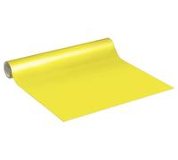 Rouleau d'autocollants en vinyle imperméables (vendu au mètre) – Autocollants lavables pour la cuisine, les meubles, les armoires, les portes – 60 cm x 20 m – Jaune canari