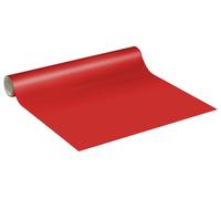 Rouleau d'autocollants en vinyle imperméables (vendu au mètre) – Autocollants lavables pour la cuisine, les meubles, les armoires, les portes – 60 cm x 20 m – Rouge tomate