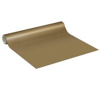 Rouleau d'autocollants en vinyle imperméables (vendu au mètre) – Autocollants lavables pour la cuisine, les meubles, les armoires, les portes – 60 cm x 20 m – Marron clair