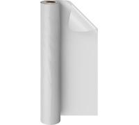 Rouleau de bâche en plastique 8 mil 6,5 x 164 pieds Polyéthylène gris haute résistance