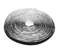 Rouleau de Bande Auto-agrippante Adhésive Noir 25m Nylon | Auto-adhésif, Amovible et Réutilisable, Usage Bureau et Besoins Quotidiens, pour Tissu