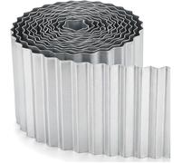 Rouleau de bordure de pelouse en acier galvanisé de 6 m,bordure de jardin flexible,H20 cm,bordures de jardin 20CM BORDURE