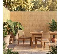 Rouleau de Canisse en Roseau Brise-Vue Décoratif Facile à Installer Clôture de Jardin Extérieure Pare-Vue pour Balcon Porche Protection Solaire Aménagement Cour Cloison(Nature,80x150cm)