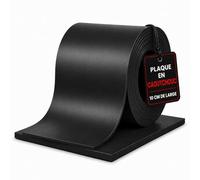 Rouleau de Caoutchouc SBR - pour Revêtement de Sol, Protection, Antidérapant, Dalles PVC Garage (Largeur: 10cm, 2mm, Rouleau 200cm)