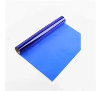 Rouleau de cellophane transparent 100 pieds | Film épais de 3,5 mil for paniers de fleurs(Blue)