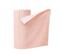 Rouleau de chiffon de nettoyage en microfibre - 22,5 x 22,5 cm - Déchirable - Réutilisable - Absorbant et lavable - 30 feuilles de brocart en polyester - Atelier, salle de bain, ménage