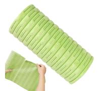 Rouleau de chiffons nettoyants pour cuisine Chiffons À Vaisselle Absorbants | Chiffon Nettoyant Microfibre Épais Pour Lavage Vaisselle Voiture Vitres Verre Maison Dortoi Vert