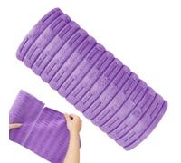 Rouleau de chiffons nettoyants pour cuisine Chiffons lavables absorbants | Chiffon Nettoyant Microfibre Épais Pour Lavage Vaisselle Voiture Vitres Verre Maison Dortoir Bureau Salle d Violet