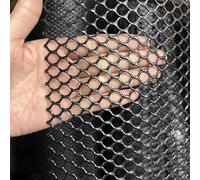 Rouleau de clôture en maille plastique noire, trous 3 pouces, 5/10/15/20/25/30/50 m, jardin extra longue, balcon flexible, intimité(1.5x5m(4.9x16ft))