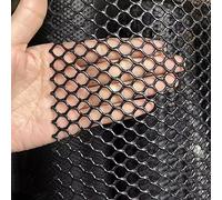 Rouleau de clôture en plastique noir avec trous de 7,6 cm, 5/10/15/20/25/30/50 m, filet de jardin, barrière en maille flexible pour balcon extérieur (taille : 1,2 x 5 m)