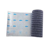 Rouleau de Dalles de Moquette Antidérapantes Adhésives | Polypropylène, Découpe Facile, Protection les Éclaboussures, Installation Simple, Look Moderne, Gris Noir