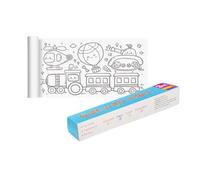 Rouleau de dessin pour enfants 30x300 cm, 2025 Nouveau grand rouleau de papier de coloriage collable pour enfants et tout-petits, papier à dessin artistique pour peinture, feuille de coloriage de
