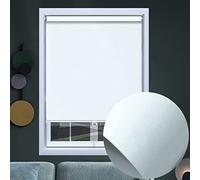 Rouleau de fenêtre automatique sans fil Bli Tissu occultant imperméable anti-UV ains pour salle de bain Taille personnalisée l 140 x H 260 cm