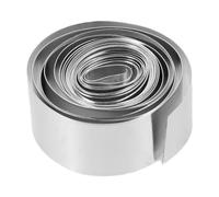 Rouleau de Feuille d'Aluminium 100x1x0,01cm Bande Formable argentée | Bords sans Bavure, Surface Polie Réfléchissante, Connexion Circuit Stable, Usage Électronique et Bricolage