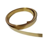 Rouleau de feuille de laiton Bande de feuille laiton fine H62, épaisseur 10-60mm, fil Film doré, plaque for la fabrication bi-joux à faire soi-même, 1 mètre/rouleau, pièce(0.8x10x1000mm)