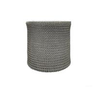 Rouleau de fil flexible en maille d'acier inoxydable durable pour trous, fissures, aérations, barrière antiparasitaire, couleur argent, 127 mm x 15 m (127 mm x 30 m)