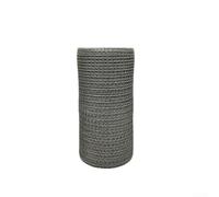 Rouleau de fil flexible en maille d'acier inoxydable durable pour trous, fissures, aérations, barrière antiparasitaire, couleur argent, 127 mm x 15 m (127 mm x 6 m)