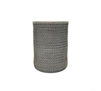 Rouleau de fil flexible en maille d'acier inoxydable durable pour trous, fissures, aérations, barrière antiparasitaire, couleur argent, 127 mm x 15 m (127 mm x 15 m)