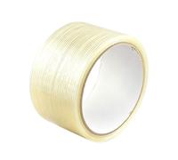 Rouleau de filaments de cerclage transparent pour ruban, 20m 50MM | pour les tâches de déchirure manuelle des tables d ' entrepôt de de paquet de fermeture de carton
