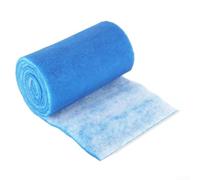 Rouleau de filtre à air personnalisable 30 x 230 cm pour grille d'aération domestique - Maille bleue et blanche réutilisable pour extracteur d'air et étanchéité AC