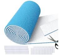 Rouleau de filtres pour grille d'aération, 30,5 x 228,6 cm découpés pour s'adapter aux filtres à air (60 + filtres), filtre électrostatique MERV 8 triple filtration pour sol, plafond, four