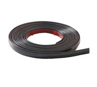 Rouleau de garniture décorative en PVC 3 cm x 5 m pour coins muraux, protection des bords, encadrement et besoins de transition (noir)