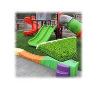 Rouleau de Gazon Artificiel découpable avec Trous de Drainage, Gazon synthétique réaliste pour l'aménagement paysager de Jardin et la décoration de Patio (1,5 x 10 m / 5 x 33 pi)