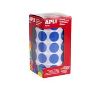 Rouleau de gommettes rondes - Bleu - 20 mm - 1770 pcs