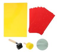 Rouleau de Gravure en Bois pour Artistes, Kit D'impression et Sculpture | Outils pour Techniques Variées, Transport Facile et Rangement Simple, Matériaux Bois Papier Éponge Plastique