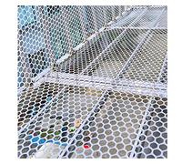 Rouleau de grillage poulet en plastique HDPE | Maille Blanche 0,8/1,2 cm Plusieurs Tailles : Protection Balcon Jardin(Mesh 0.8cm,1x10m/3.2x33ft)