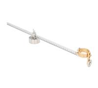 Rouleau de Guidage Circulaire de Torche de Découpe Plasma, Guide de Rouleau de Boussole de Torche en Alliage D'aluminium avec Règle D'échelle, Boussole Roue Guidage Rouleau Coupe